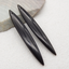 Earring Drill Accessory Natural Obsidian Stone—Fashion  Earrings Beads Semi-precious Stones Handmade Jewelry 56x4x4mm
