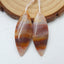 Natural Amazonite Earring Beads 34x11x4mm, 4.5g