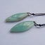 Natural Amazonite Earring Beads 34x11x4mm, 4.5g