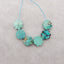 6 PCS Carved Natural Turquoise Flower Gemstone Cabochons, Jewelry DIY Making, Gemstone Wholesale, 12x12×4mm,  5.8g