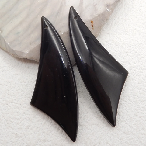 Natural Obsidian Stone Semi-precious Stones Handmade  Jewelry