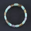 Natural Fluorite and Amethyst Bracelet 23*10*10m, 20cm length, 70g