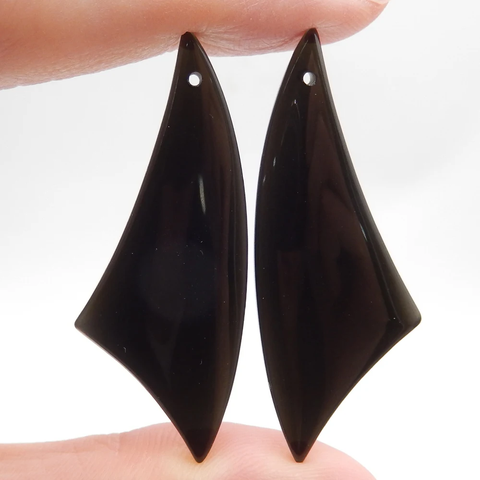 Natural Obsidian Stone Semi-precious Stones Handmade  Jewelry