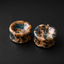 Natural Petrified Wood Opal Double Concave Gauges, Teal Earthy Plugs, Double Flare Stone Plugs, Custom Sizes Available