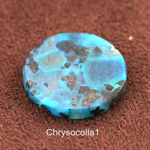 Natural Round Coin-Cut Gemstone Tablets - Flat Surface with Soft Polished Edges for Minimalist Jewelry Design - Gomggsale