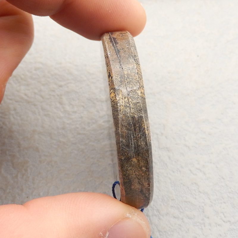 Natural Chohua Jasper Pendant Bead 40*40*8mm, 33.0g