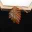 Cabochon à tête indienne sculpté en jaspe Picasso multicolore fait à la main, 52 x 41 x 10 mm, 17,7 g