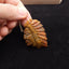 Cabochon à tête indienne sculpté en jaspe Picasso multicolore fait à la main, 52 x 41 x 10 mm, 17,7 g