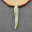 Natural Chrysocolla Pendant Bead 49x8x6mm, 3.6g