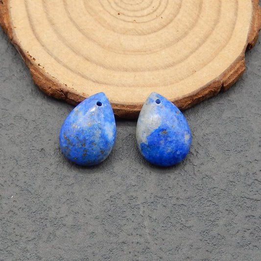 Natural Lapis Lazuli Earring Beads 18*13*5mm, 4.5g