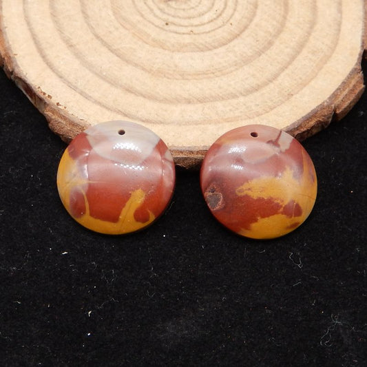 Natural Noreena Jasper Earring Beads 19*19*5mm, 4.1g