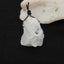 Natural Druzy Quartz Pendant Bead 47x36x29mm, 54.2g