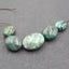 5 PCS Natural Turquoise Pendant Beads 26x19x10mm, 15x13x7mm, 24.1g