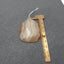 Natural Banded Agate Pendant Bead 50x40x9mm, 30.7g