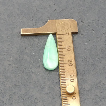 Natural Chrysoprase Earring Beads 24*10*4mm, 2.7g