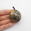 Natural Ocean Jasper Pendant Bead 43x39x15mm, 45.4g