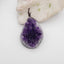 Natural Amethyst Pendant Bead 55x42x22mm, 65g