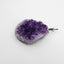 Natural Amethyst Pendant Bead 55x42x22mm, 65g