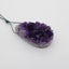 Natural Drusy Amethyst Gemstone Pendant Bead, 51x29x19mm, 47.5g