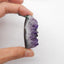 Natural Drusy Amethyst Gemstone Pendant Bead, 51x29x19mm, 47.5g