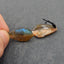 Intarsia of Pink Opal and Labradorite Earring Beads 29x16x4mm, 5.4g