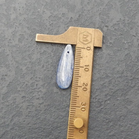 Natural Blue Kyanite Earring Beads 23x8x3mm, 3.2g