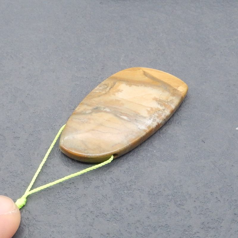 Natural Owyhee Pendant Bead 44*22*6mm, 9.8g