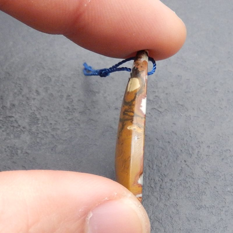 Natural Owyhee Pendant Bead 44*22*6mm, 9.8g