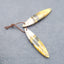 Natural Bumblebee Jasper Earring Beads 42*10*5mm, 6.1g