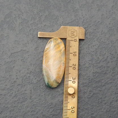 Natural Ocean Jasper Earring Beads 38x16x5mm, 10.9g