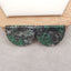 Natural  Chrysocolla Gemstone Earring Beads, Double Holes Gemstone Earrings,20x25x3mm, 9.1g