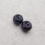 Blue Sand Sun Sitara Gemstone Earring Beads, Top Half Drilled,Jewelry DIY Making, 8x10mm, 2.3g