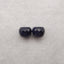 Blue Sand Sun Sitara Gemstone Earring Beads, Top Half Drilled,Jewelry DIY Making, 8x10mm, 2.3g