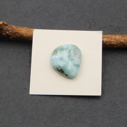 Natural Larimar Cabochon 20x17x6mm, 4.0g