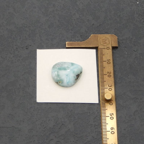 Natural Larimar Cabochon 20x17x6mm, 4.0g