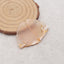 Nugget (Rough Sides) Natural Cherry Blossom Agate Gemstone Earring Beads, Popular Gemstone Earring Pair, 30x23x2mm, 6g