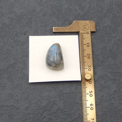Natural Labradorite Cabochon 14x22x10mm, 5.5g