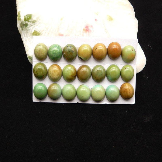 21 pcs Natural Turquoise Cabochons 11*9*4mm, 13g