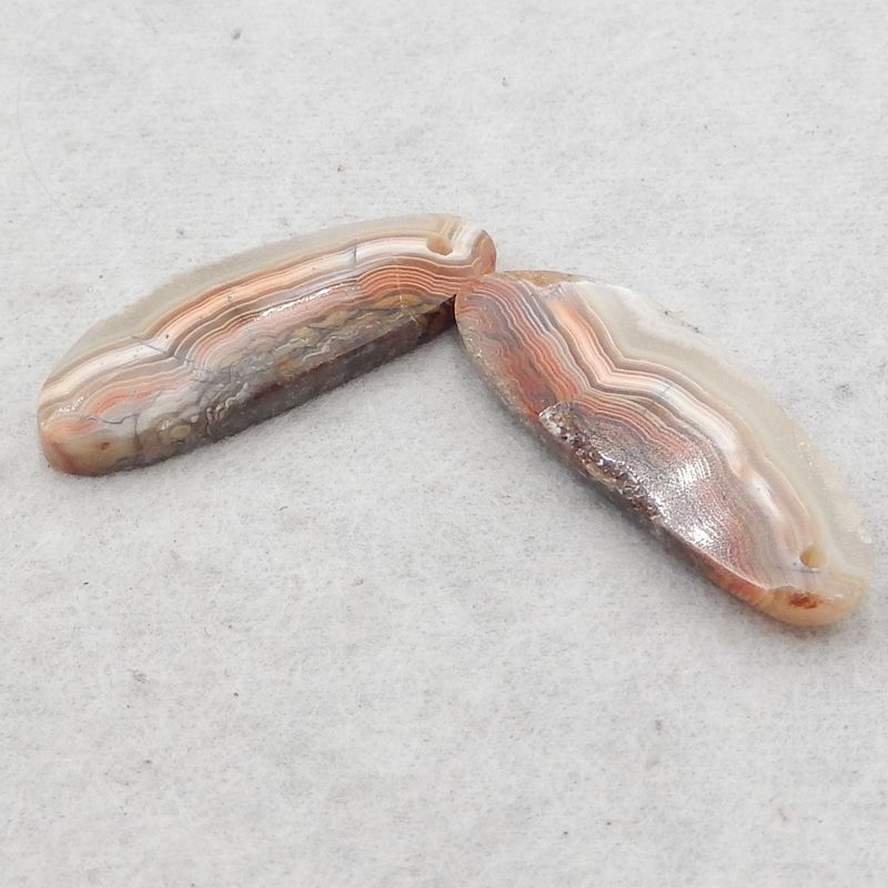 Natural Crazy Lace Agate Earring Beads 30*12*4mm, 4.7g
