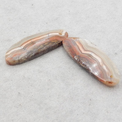 Natural Crazy Lace Agate Earring Beads 30*12*4mm, 4.7g