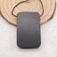 Natural Obsidian, Howlite And Ruby And Zoisite Intarsia Gemstone Pendant Bead, Side Drilled Gemstone Pendant,Handmade Pendant Gift, 36x25×6mm, 13.9g