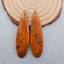 Natural Ocean Jasper Earring Beads 45x13x4mm, 7.8g