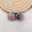 Nugget (Rough Sides) Natural Ruby Gemstone Earring Beads,Semi-Precious Gemstones For Jewelry Making,13x13x9mm,6.2g