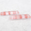Volcano Cherry Quncortz Earring Beads 40*11*4mm, 6.7g
