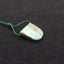 Natural Hemimorphite Side Drilled Gemstone Pendant Bead, 26x24x7mm, 8.4g