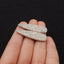 Natural Indonesian Coral Fossil Gemstone Earring Beads, 40x12x4mm, 5.3g