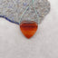 Carved Natural Red Agate Heart Shape Side Drilled Gemstone Pendant Bead, 25x25x8mm, 7.4g