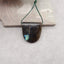 Natural Flash Labradorite Side Drilled Gemstone Pendant, 32x31x9mm, 16.8g