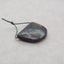 Natural Flash Labradorite Side Drilled Gemstone Pendant, 32x31x9mm, 16.8g