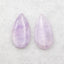 New Natural Stone Amethyst Teardrop Earring Beads, Drilled Earrings For Jewelry DIY Making,Purple Stone Earrings